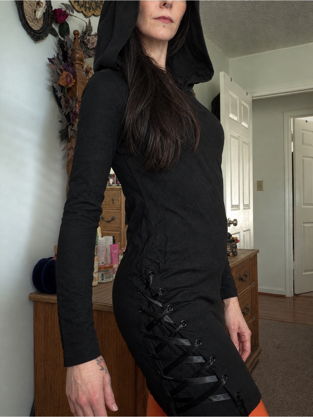 Killstar Moon Witch Gothic Hooded Dress
